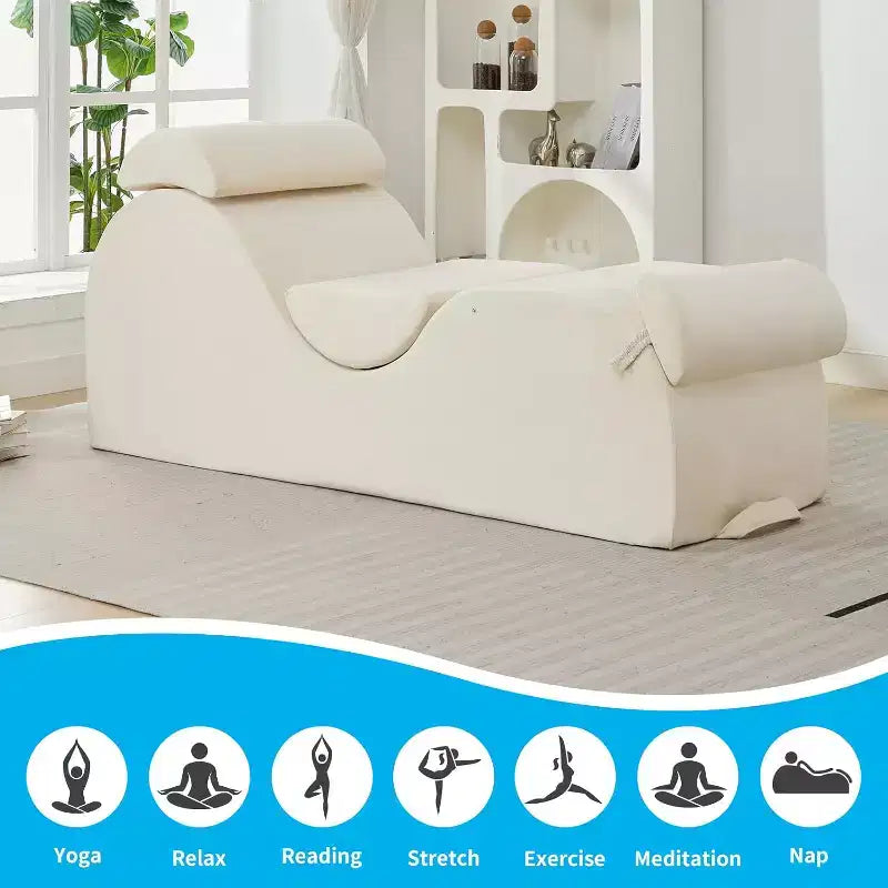 Sedia yoga, chaise longue moderna per lo yoga