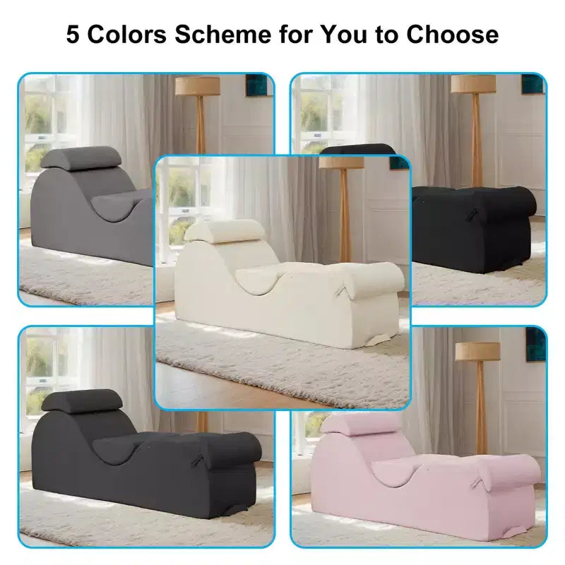 Sedia yoga, chaise longue moderna per lo yoga