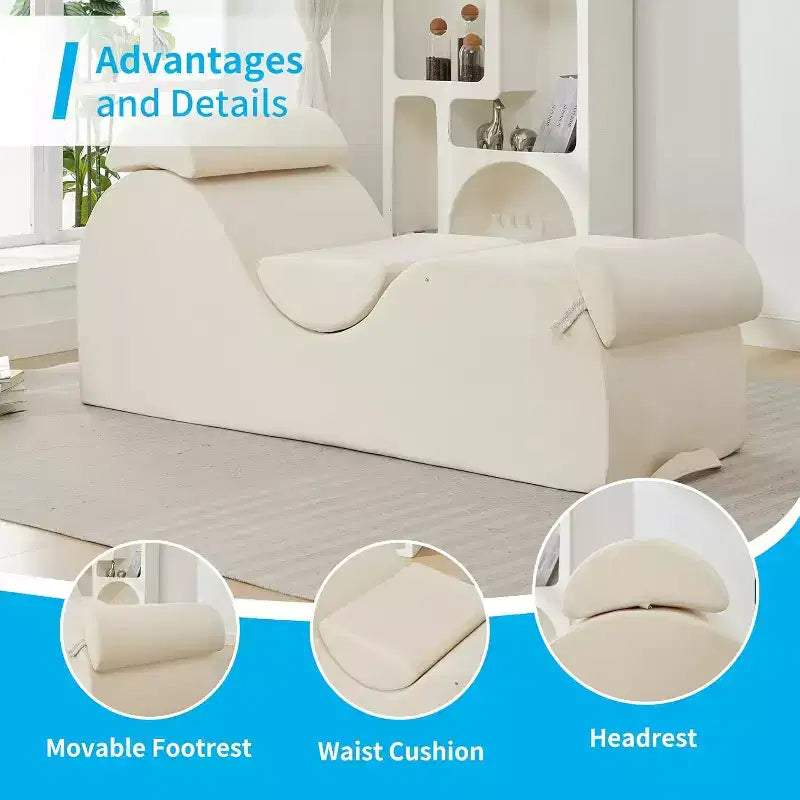 Sedia yoga, chaise longue moderna per lo yoga