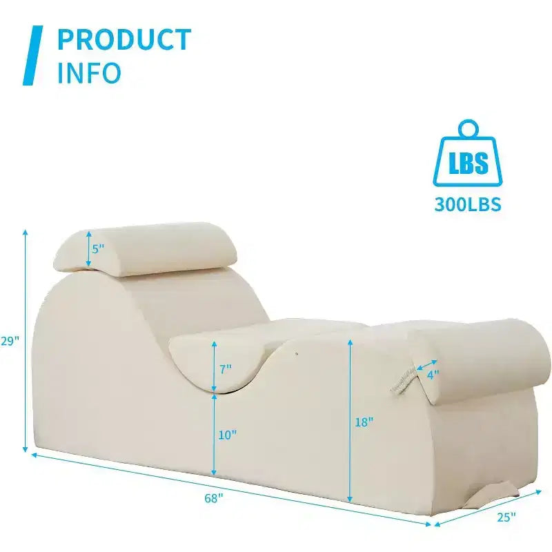 Sedia yoga, chaise longue moderna per lo yoga