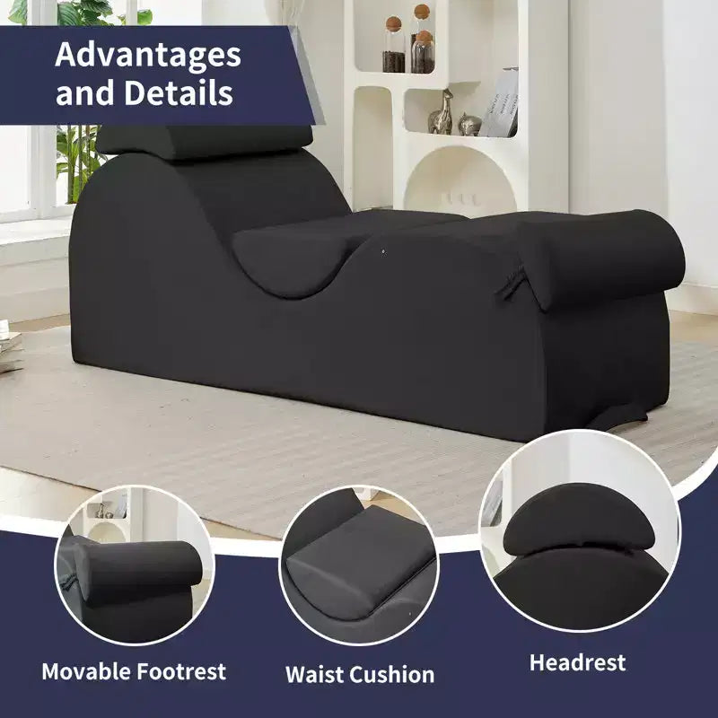 Sedia yoga, chaise longue moderna per lo yoga