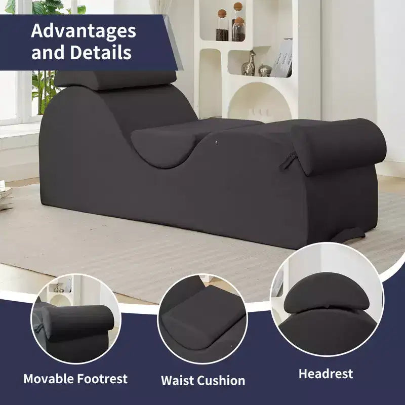 Sedia yoga, chaise longue moderna per lo yoga