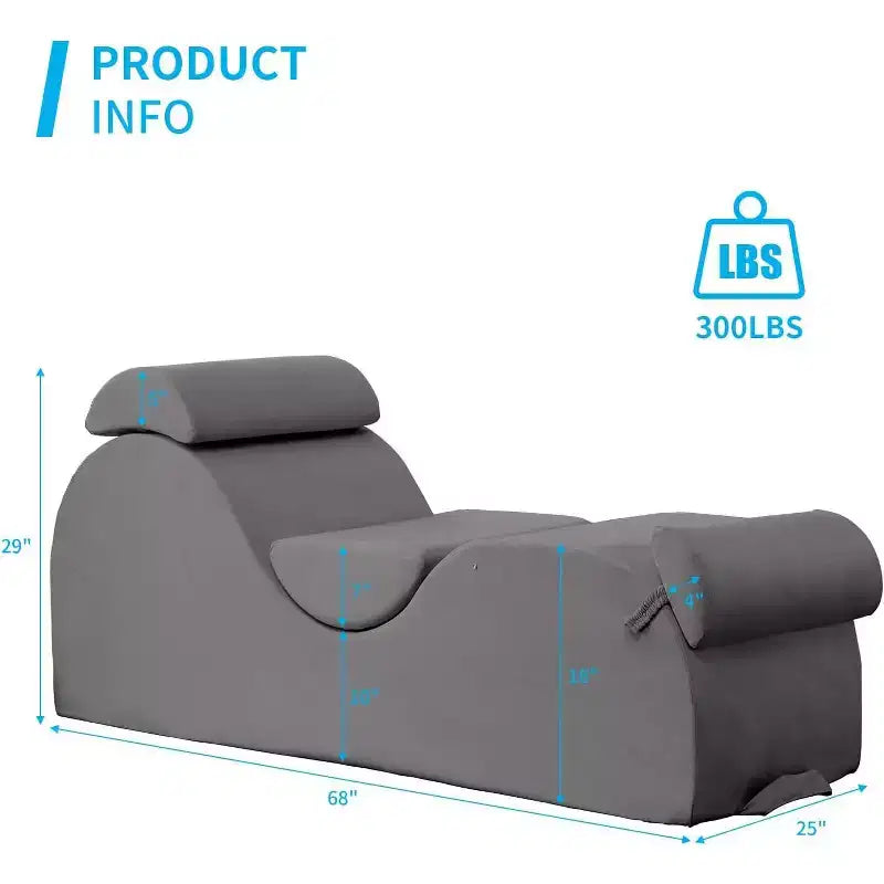 Sedia yoga, chaise longue moderna per lo yoga