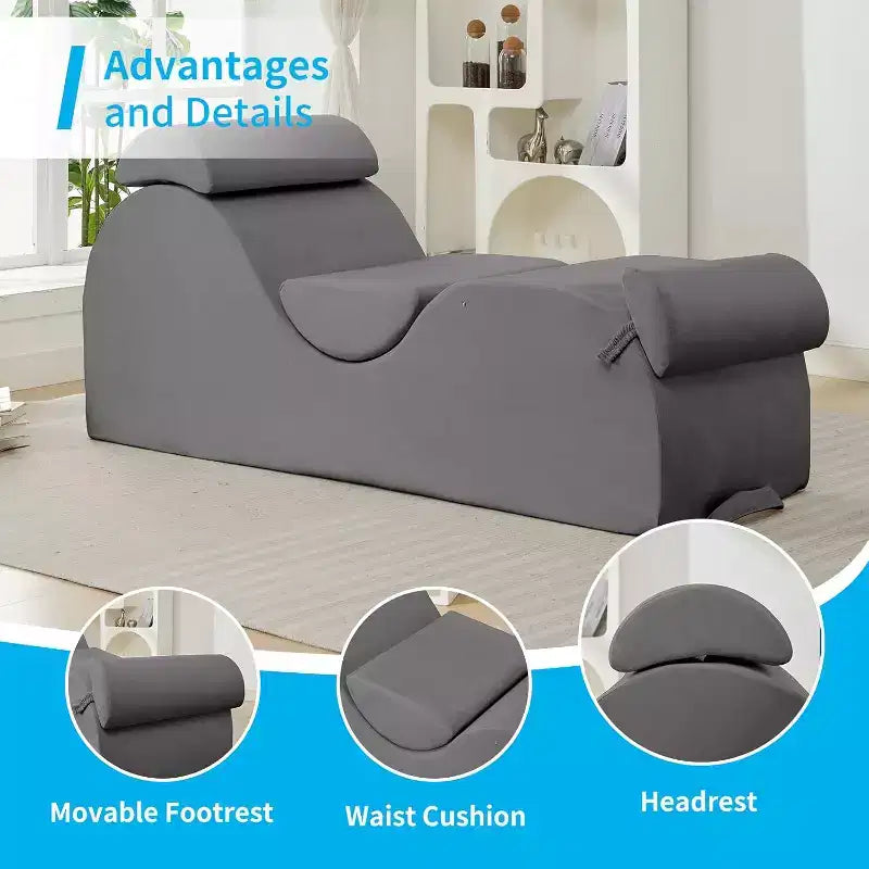 Sedia yoga, chaise longue moderna per lo yoga