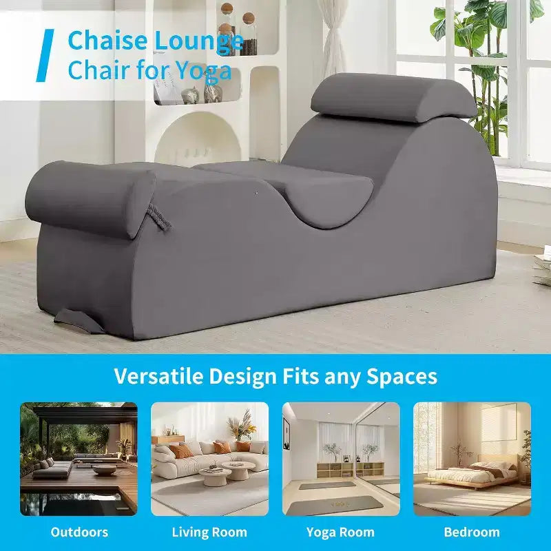 Sedia yoga, chaise longue moderna per lo yoga