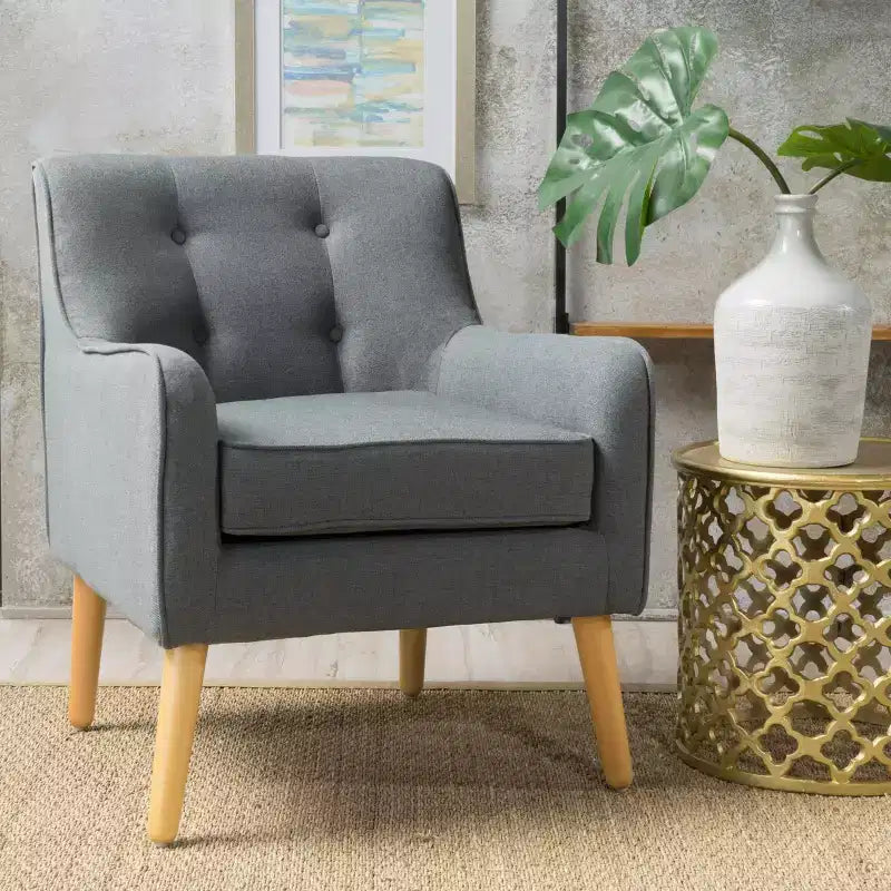 Poltrona di design capitonné
