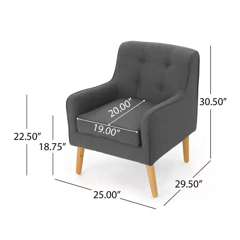 Poltrona di design capitonné