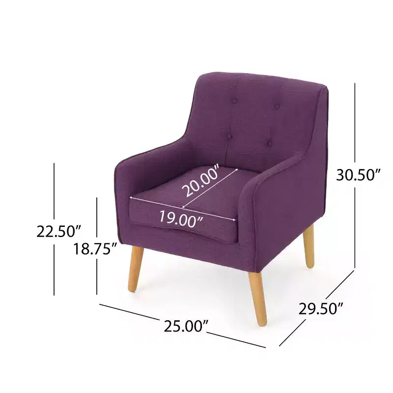 Poltrona di design capitonné