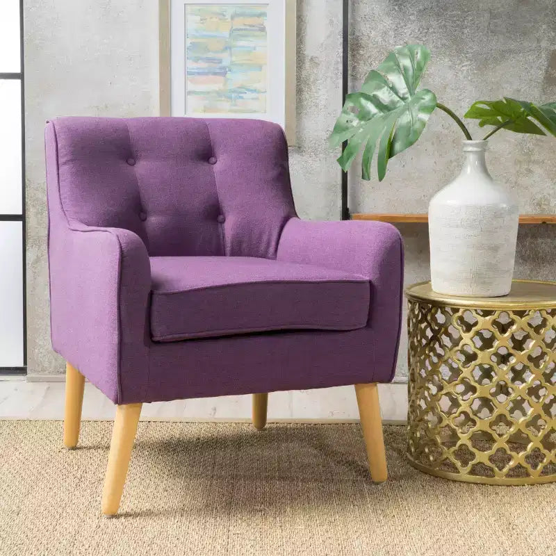 Poltrona di design capitonné