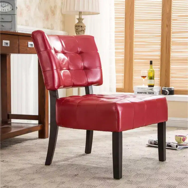 Poltrona moderna, poltroncina mobile in boucle trapuntata con seduta oversize per soggiorno, camera da letto, appartamento