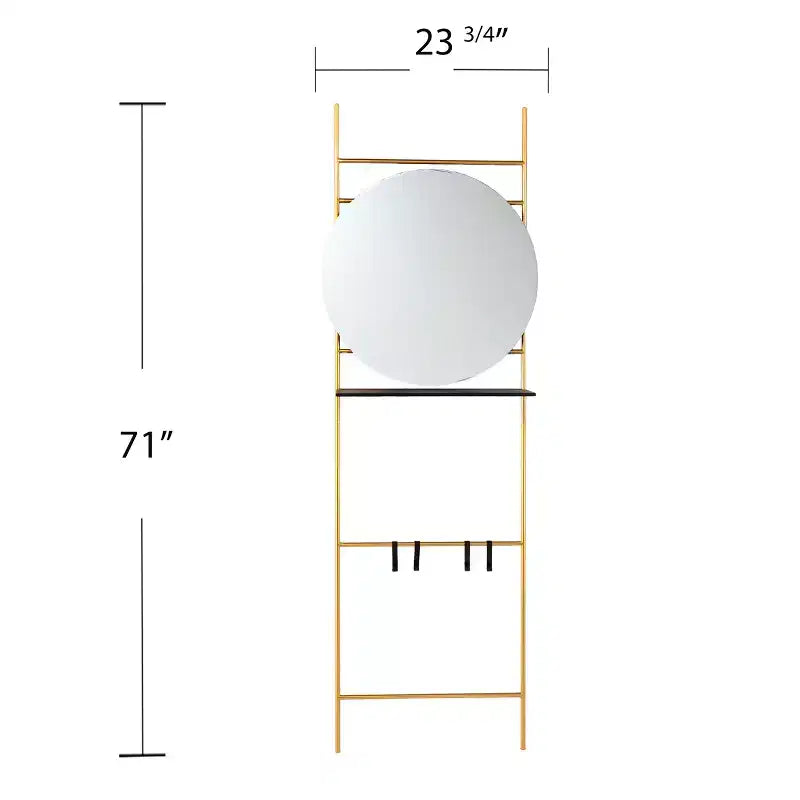 Organizzatore da Parete per Ingresso e Corridoio - Oro