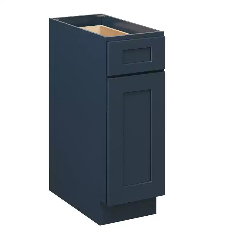 Mobile base da cucina 30,5 cm L x 87,6 cm H x 61 cm P con 1 cassetto a chiusura ammortizzata, struttura in compensato, frontale completamente a scomparsa