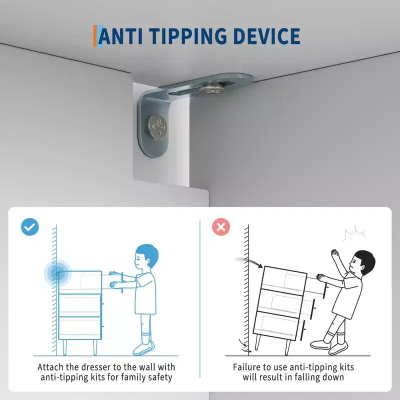 Comò moderno bianco, cassettiera in legno con gambe in metallo, bianco, 47,2 P x 15,5 L x 33,5 H, mobile contenitore per camera da letto, soggiorno, ingresso