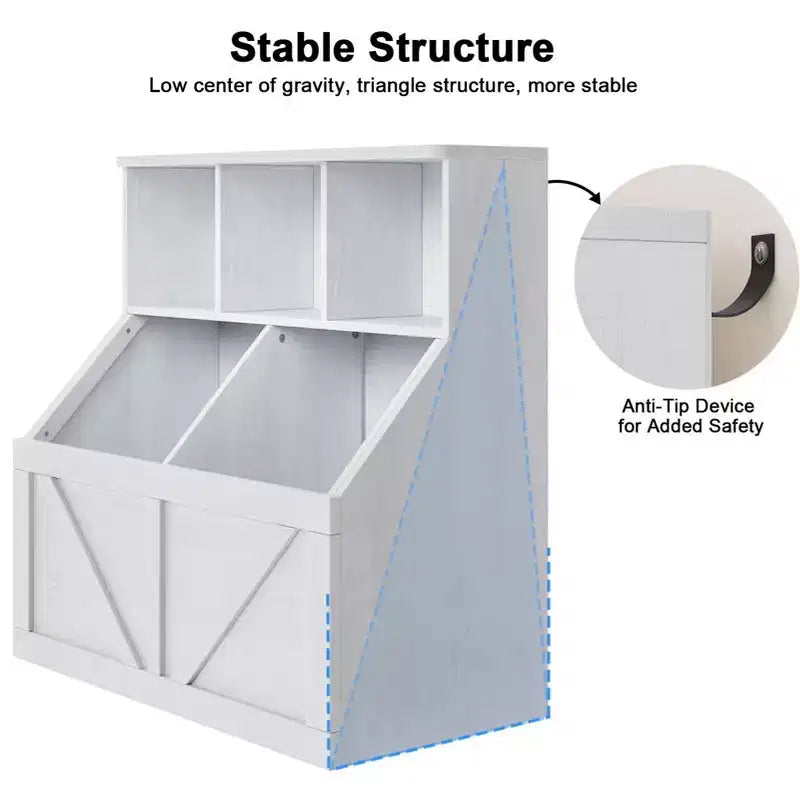 Scaffale per libri e giocattoli per bambini, Organizer porta giocattoli per bambini, Mobiletto con scaffale e porta giocattoli per bambini per sala giochi, camera da letto, cameretta