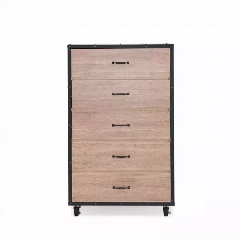 Cassettiera a 5 cassetti versatile per camera da letto/ufficio