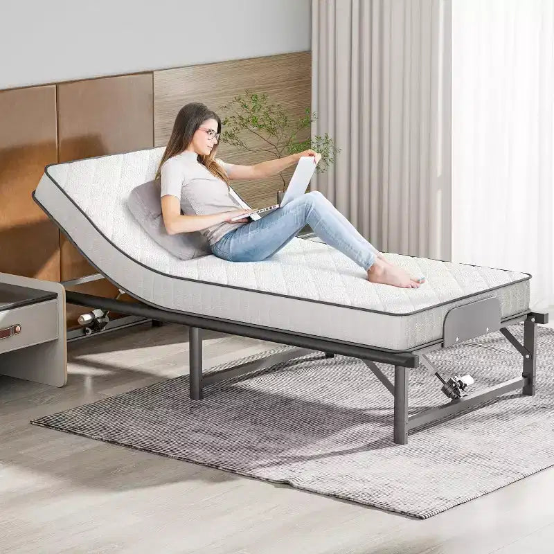 Base letto regolabile con telecomando, una piazza e mezza